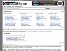 Tablet Screenshot of crosswordlinks.com
